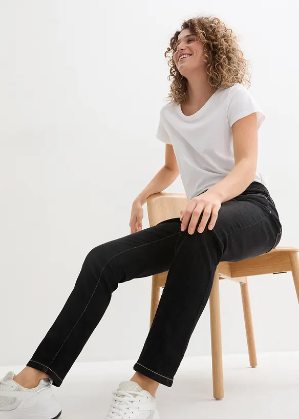 Boyfriend-jeans Mid Waist, Stretch, bonprix