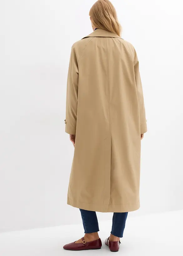 Trenchcoat med spensel, bonprix