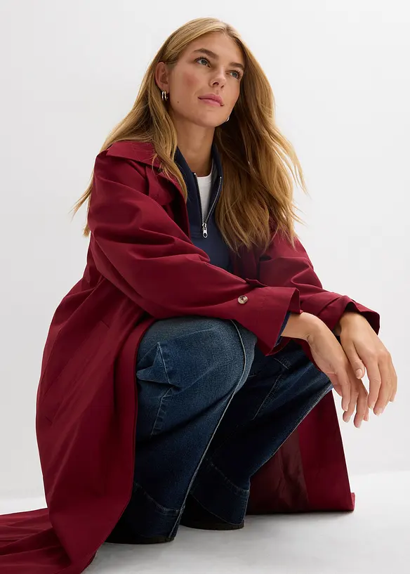 Trenchcoat med spensel, bonprix