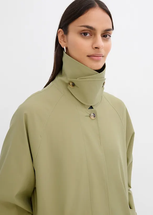 Trenchcoat med spensel, bonprix