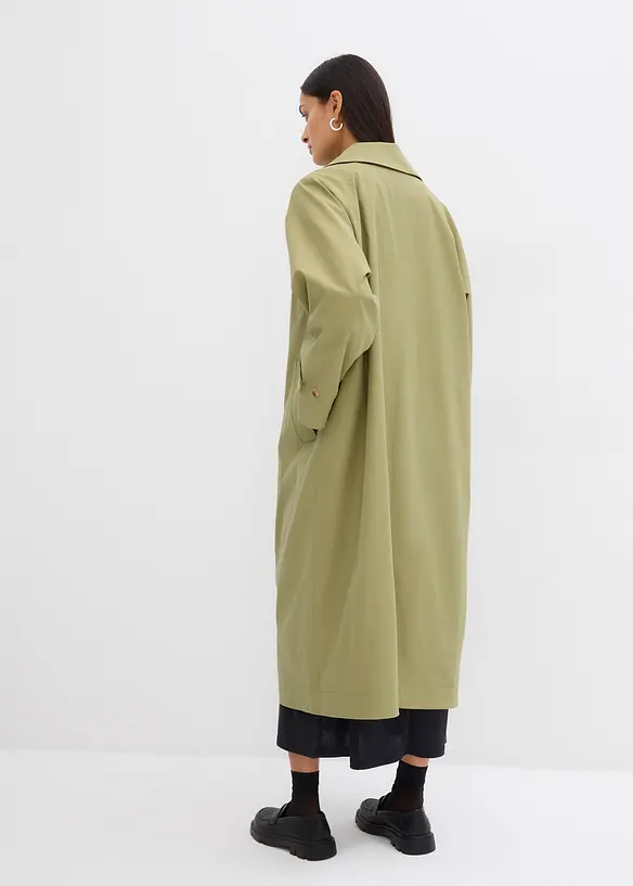 Trenchcoat med spensel, bonprix