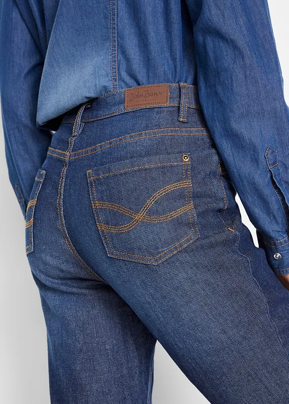 Varmende bootcut-jeans High Waist, bonprix