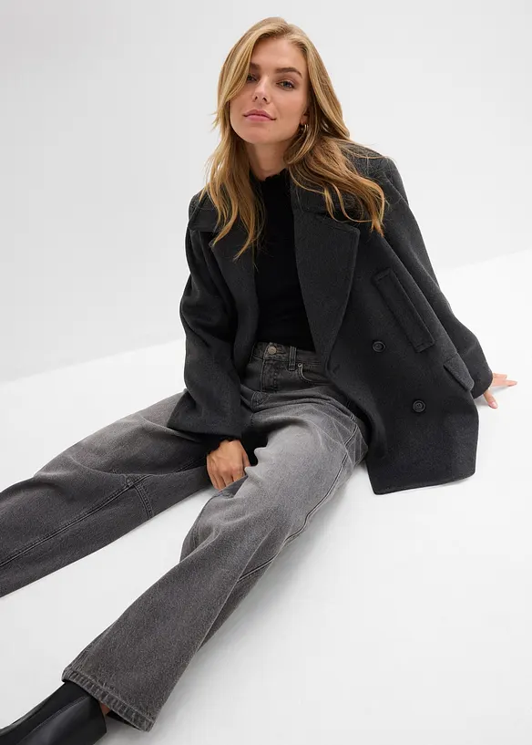 Ballong-jeans Mid Waist, bonprix