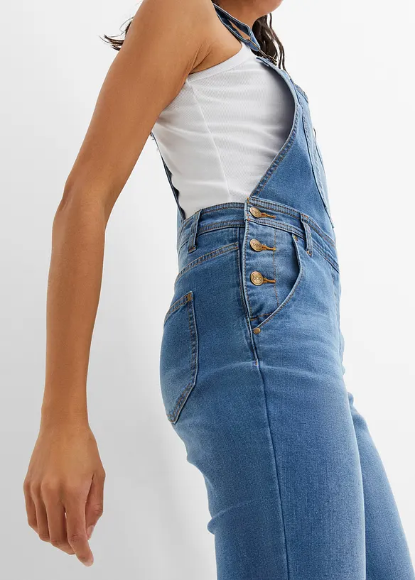Snekkerbukse i denim og boyfriend-modell, bonprix