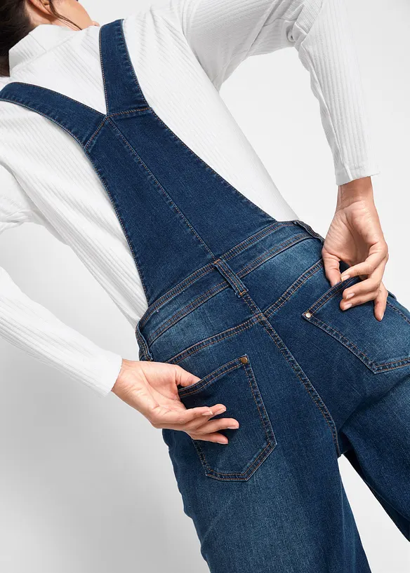 Snekkerbukse i denim og boyfriend-modell, bonprix