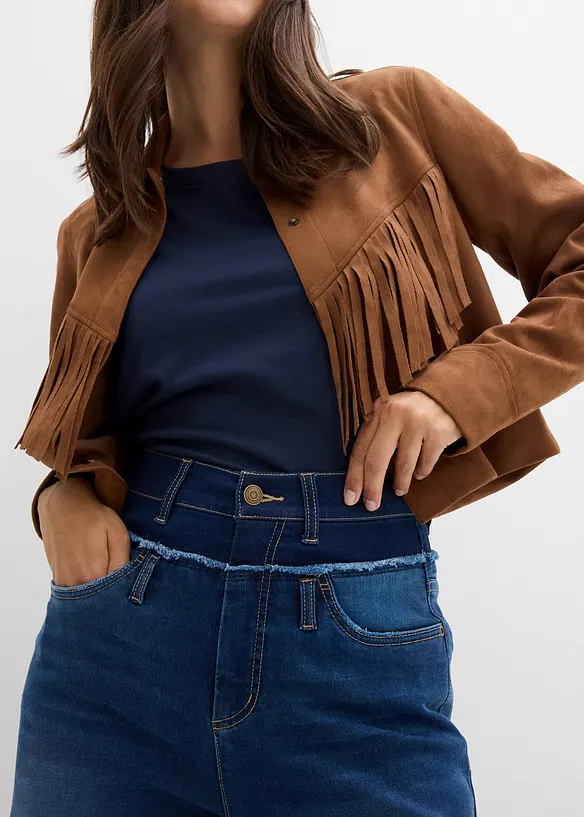 Wide Leg-jeans High Waist, bonprix