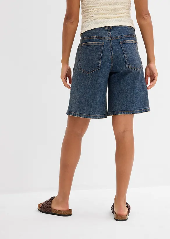 Bermudashorts i denim Mid Waist, bonprix