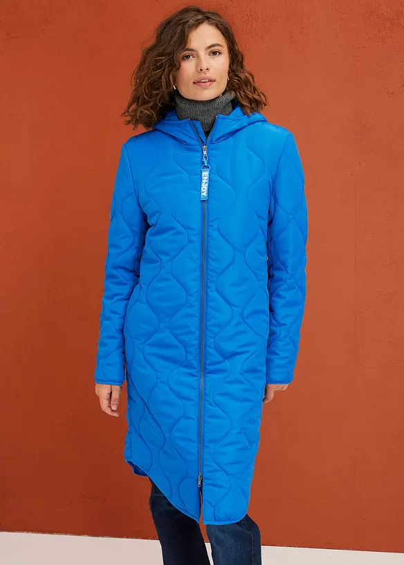 Vattert k&aring;pe av resirkulert polyester, bonprix