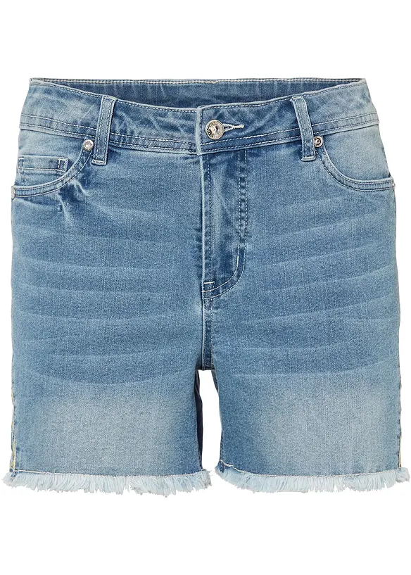 Denimshorts Mid Waist, bonprix