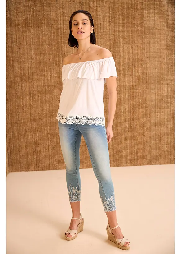 Skinny jeans, Mid Waist, bonprix