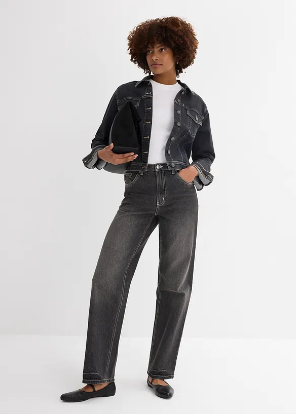 Straight-jeans, High Waist, bonprix