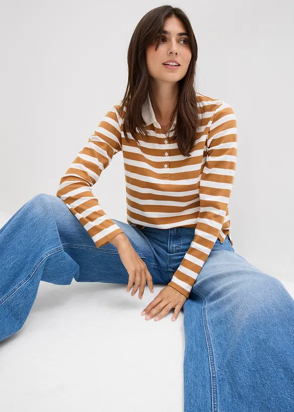 Wide Leg-jeans Mid Waist, bonprix