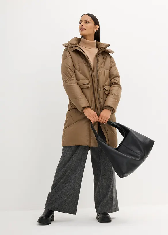 Dunk&aring;pe med resirkulert dun, vannavvisende, bonprix