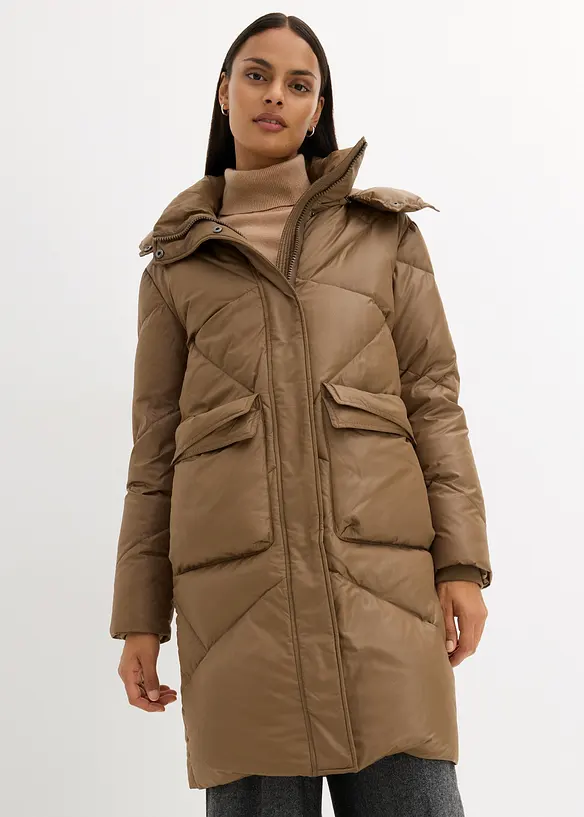 Dunk&aring;pe med resirkulert dun, vannavvisende, bonprix