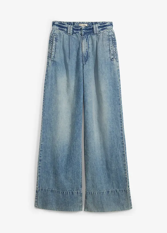 Wide Leg-jeans High Waist, bonprix