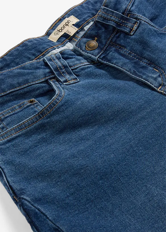 Barrel jeans, Mid Waist, cropped, bonprix