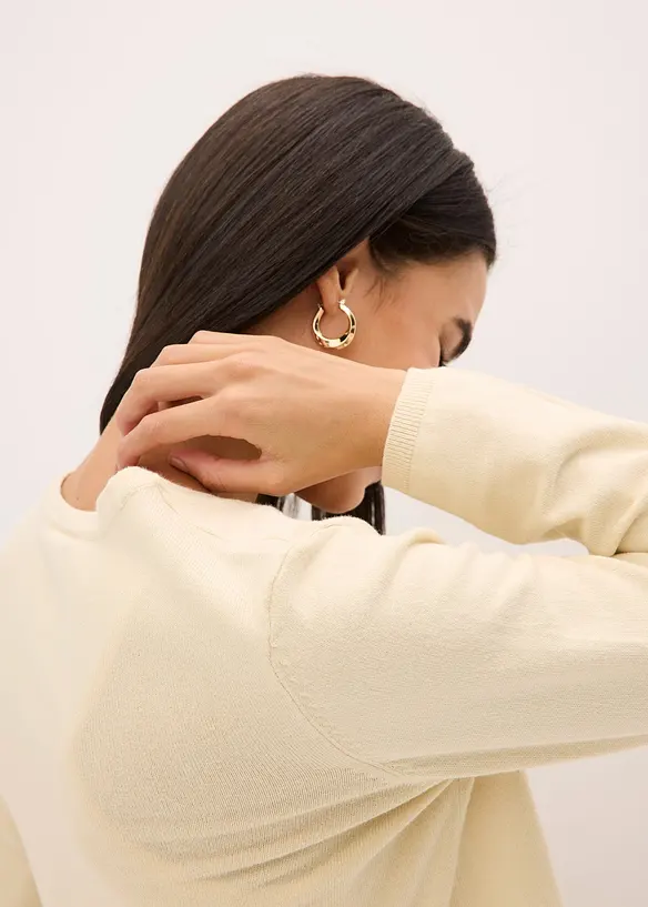 Stilren finstrikket jakke, bonprix