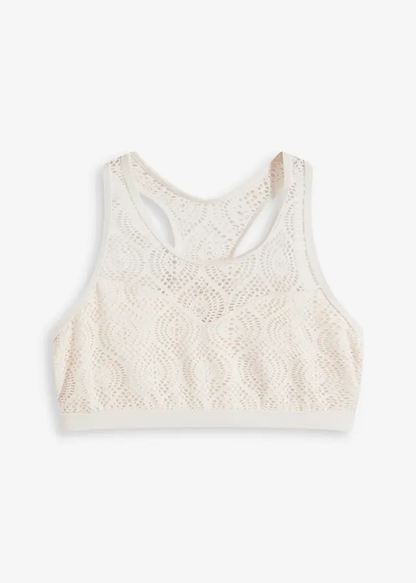 Bustier-bikinitopp med blonder, bonprix