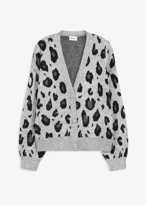 M&oslash;nstret cardigan, bonprix