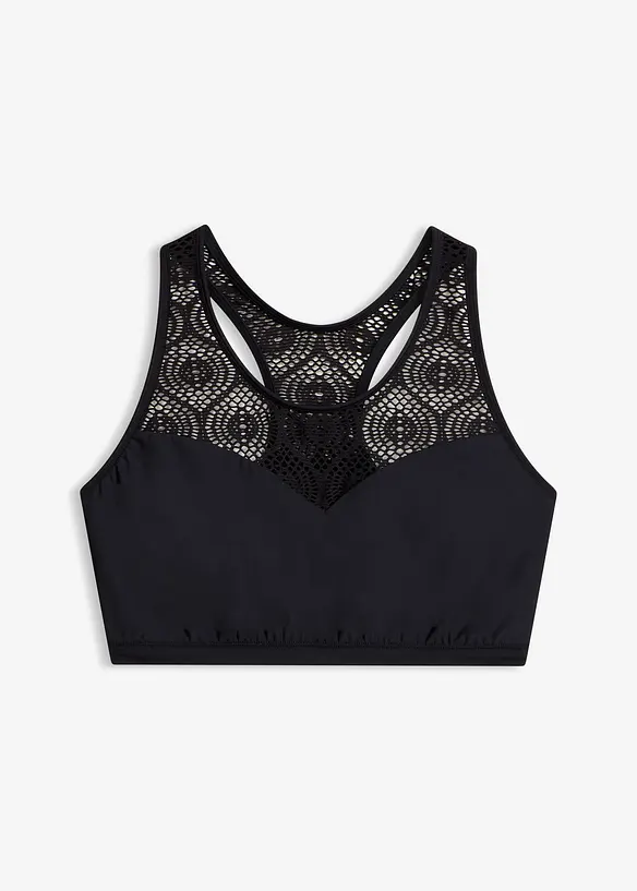 Bustier-bikinitopp med blonder, bonprix