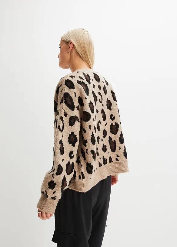 M&oslash;nstret cardigan, bonprix