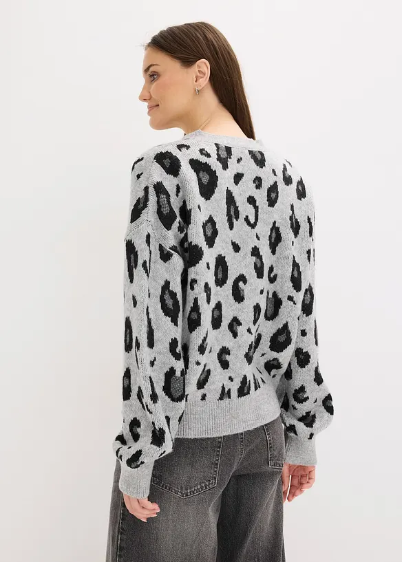 M&oslash;nstret cardigan, bonprix