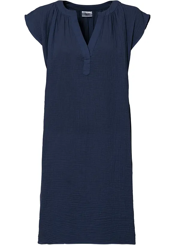 Musselin-kjole av bomull, bonprix