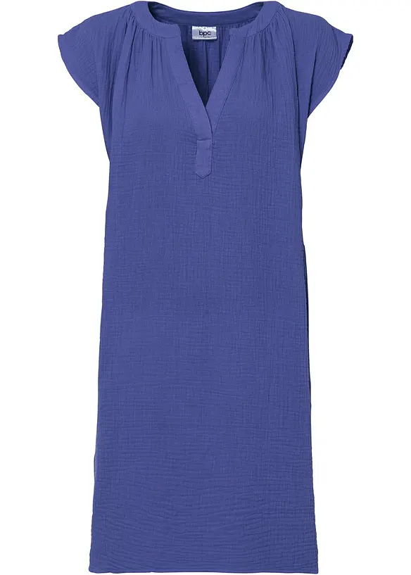 Musselin-kjole av bomull, bonprix