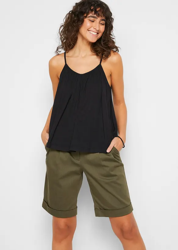 Stroppetopp i lett viskose, bonprix