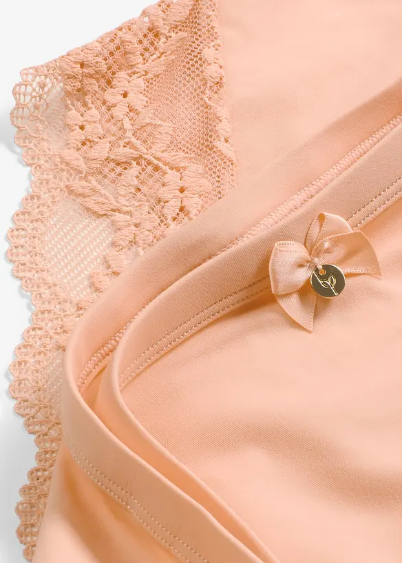 H&oslash;y truse med delikate blonder, bonprix