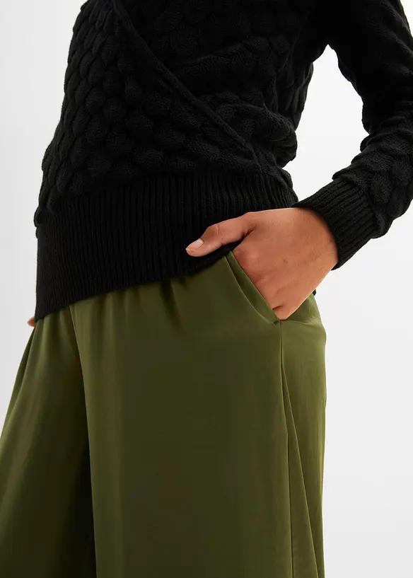 Omslagsgenser med hullm&oslash;nster, bonprix