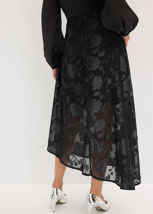 Maxiskj&oslash;rt med asymmetrisk fald, bonprix