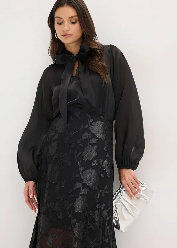 Maxiskj&oslash;rt med asymmetrisk fald, bonprix