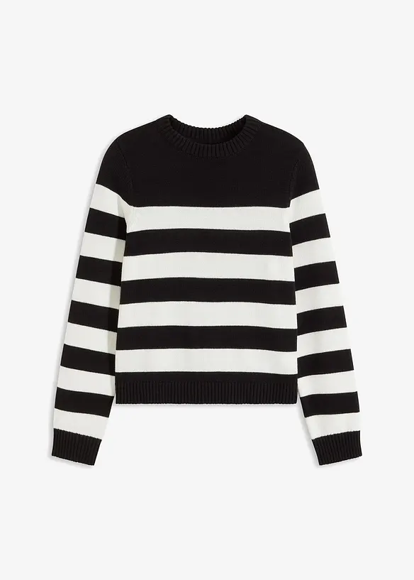 Stripet genser, bonprix