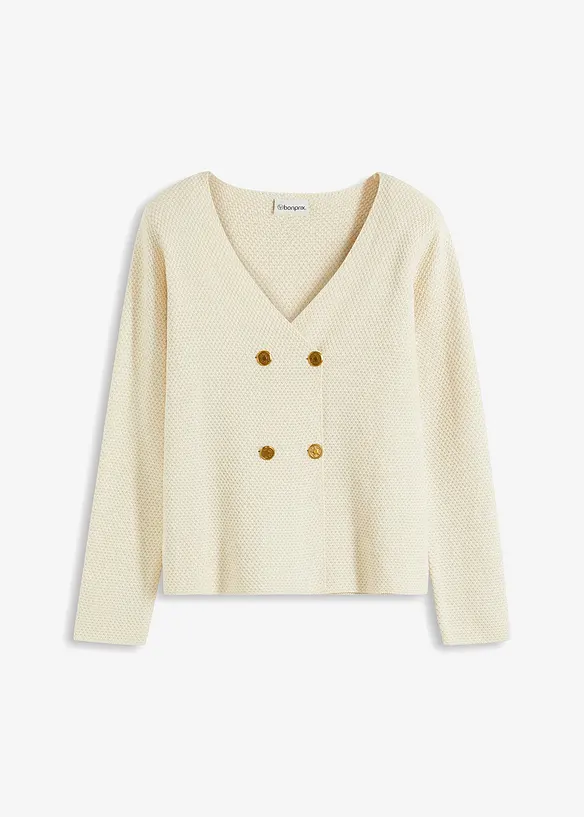 Strikket blazer, bonprix