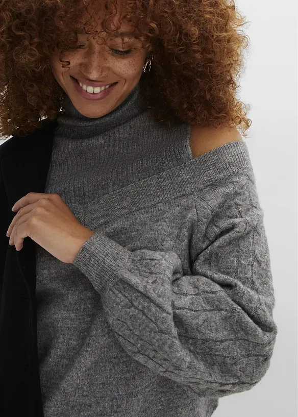 Cold shoulder-genser, bonprix