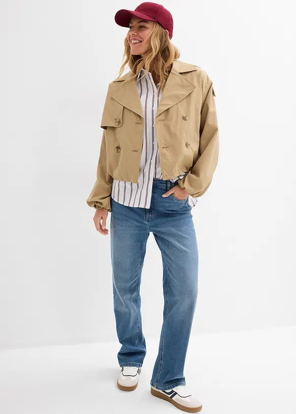 Kort trenchjakke, bonprix