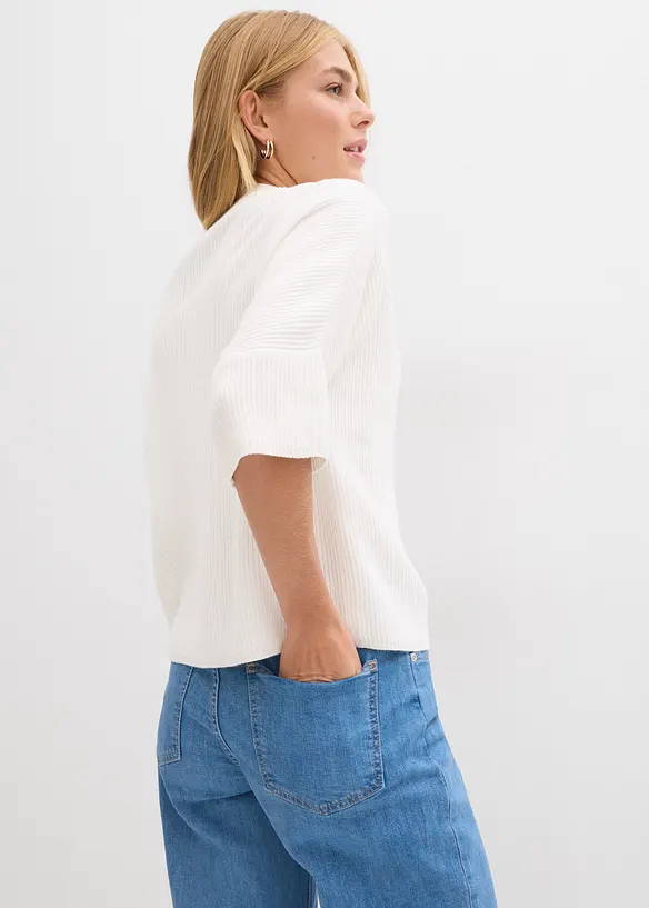 Boxy genser i myk viskosemiks, bonprix