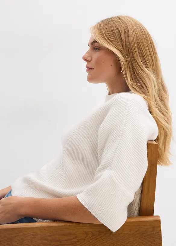 Boxy genser i myk viskosemiks, bonprix