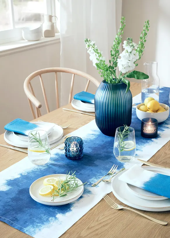 Bordl&oslash;per i &oslash;kologisk bomull, bonprix