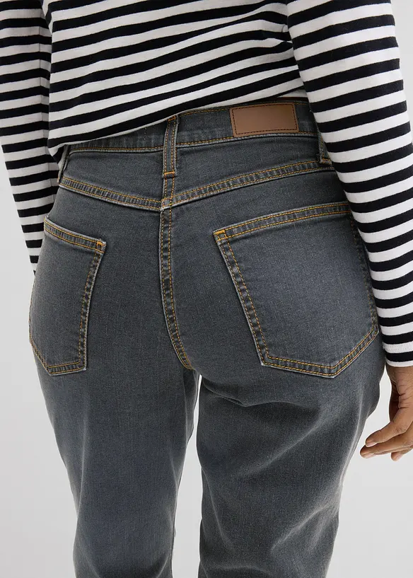 Straight-jeans Mid Waist, Stretch, bonprix