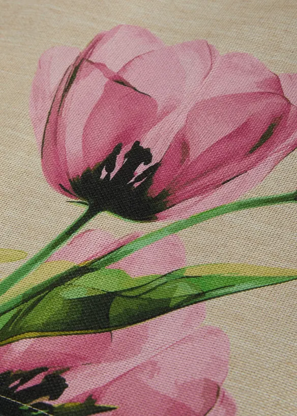 Bordl&oslash;per med tulipantrykk, bonprix