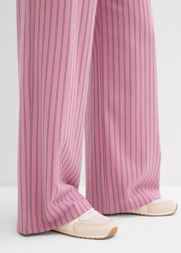 Slip on-bukse i fint fallende materiale, bonprix