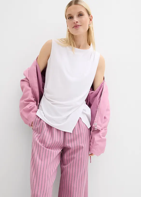 Slip on-bukse i fint fallende materiale, bonprix