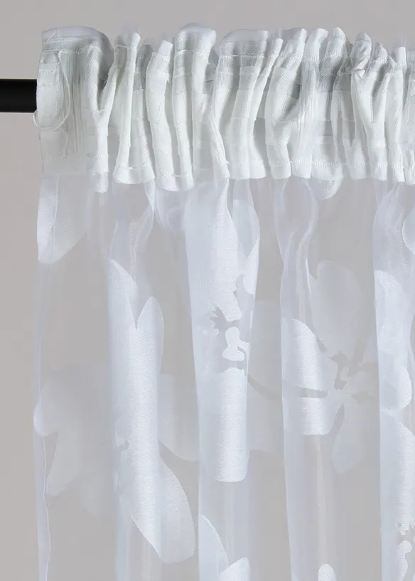 Gardin med etset m&oslash;nster (1-pack), bonprix