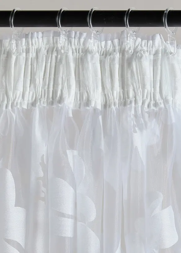 Gardin med etset m&oslash;nster (1-pack), bonprix