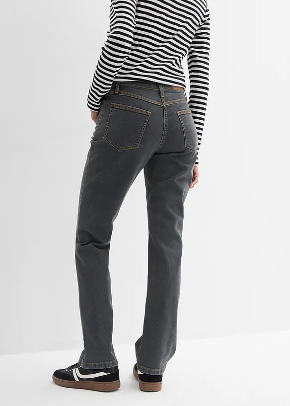 Straight-jeans Mid Waist, Stretch, bonprix
