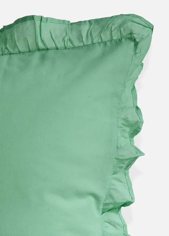 Sengesett i linon med rysjer, bonprix