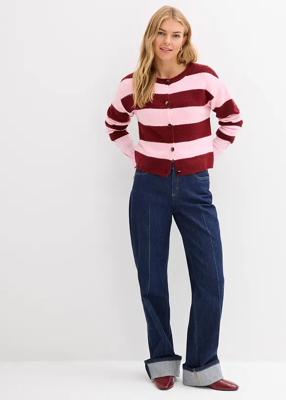 Finstrikket cardigan, bonprix