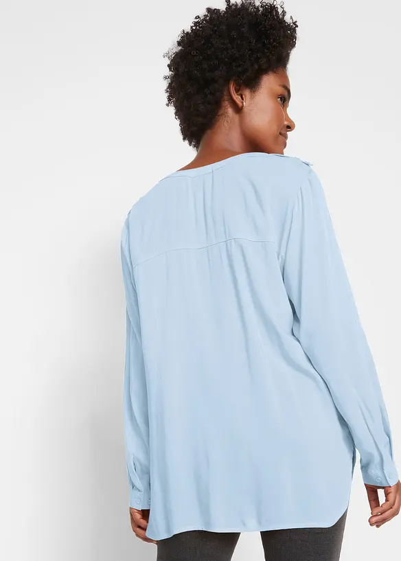 Blusetunika i myk viskose, bonprix
